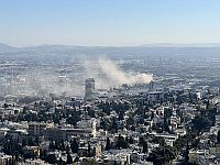 Сильный пожар в Хайфе