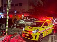 В Тель-Авиве автомобиль сбил пешехода, пострадавший в тяжелом состоянии