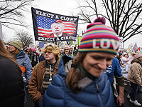 В Вашингтоне накануне инаугурации прошла манифестация против 