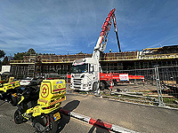 Авария на стройке около развязки Алуф Садэ, один из пострадавших в тяжелом состоянии