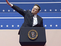 Илон Маск выступил на съезде ультраправой партии 