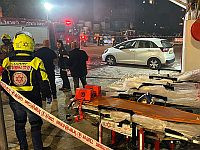 Пожар в Бат-Яме: девушка выпрыгнула со второго этажа, спасаясь от огня