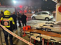 Пожар в Бат-Яме: девушка выпрыгнула со второго этажа, спасаясь от огня