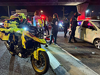 В ДТП возле въезда в Хайфу тяжело травмирован мотоциклист