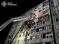 Российский БПЛА попал в жилой дом в Сумах, есть жертвы