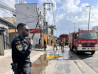 Черный дым над Тель-Авивом: горят склады на улице Голомб