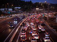 Из-за перекрытой улицы Бегин в Иерусалиме возникли многокилометровые пробки