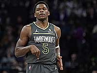 Достижение Энтони Эдвардса. Результаты матчей НБА