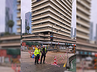 Провал дорожного покрытия в Тель-Авиве: работы будут вестись еще, как минимум, сутки