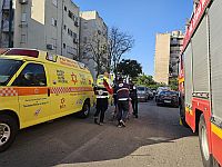 Пожар в Кирьят-Ате, двое пострадавших в тяжелом состоянии