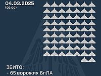 Генштаб ВСУ: сбиты 65 из 99 российских беспилотников. Минобороны РФ: сбиты 18 украинских БПЛА