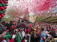 Карнавал в Кельне: Зеленский, Путин и Трамп. Фоторепортаж