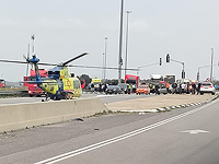 На 3-й трассе столкнулись два грузовика, двое пострадавших