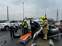 ДТП около Калькилии, тяжело травмирован мужчина