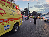 В результате ДТП на шоссе Аялон тяжело травмирован мотоциклист