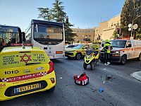 В Иерусалиме автобус сбил женщину, пострадавшая в тяжелом состоянии