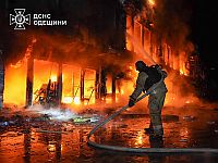 После атаки армии РФ в Одессе возникли сильные пожары