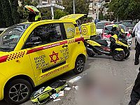 В Бней-Браке тяжело травмирован мужчина, ехавший на электросамокате