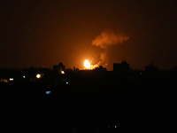 Источники в Газе: ВВС ЦАХАЛа наносят наносят удары в районе Рафаха