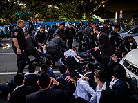 Ультраортодоксы перекрыли 4-е шоссе в районе Бней-Брака