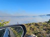 Падение фрагментов ракет привело к пожару около пещеры Сорек