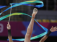 Художественная гимнастика. Израильтянки завоевали серебряную медаль в Баку