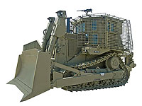 Началось применение в Газе беспилотного бульдозера Robdozer