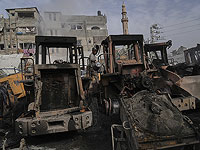 ЦАХАЛ уничтожил инженерную технику, которую использовали террористы 7.10