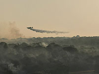 Лесной пожар к северу от Бейт-Шемеша, задействована специальная авиация