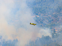 В связи с лесным пожаром эвакуируют жителей поселков к северу от Бейт-Шемеша