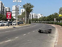 В Ашкелоне автомобиль сбил мотоциклиста