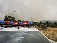 Полиция: все дороги, перекрытые накануне из-за лесных пожаров, вновь открыты