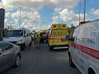 ДТП на шоссе 6: погиб палестинец, еще четверо палестинцев ранены