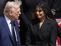 Дональд и Мелания Трамп на похоронах Папы Франциска в Ватикане
