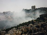 Локализован пожар к северу от Иерусалима, огонь не дошел до домов