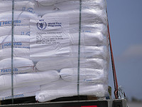 Первые пять грузовиков с гуманитарной помощью после проверки пропущены в сектор Газы