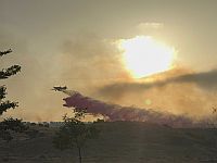 Полевой пожар в Рош а-Айне, задействована специальная авиация