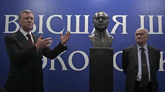 С Евгением Ясиным, 2010 год С Евгением Ясиным, 2010 год