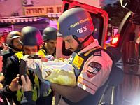 Парамедики МАДА спасли новорожденного на месте падения ракеты