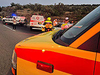 На шоссе 5 недалеко от поселения Элькана автомобиль насмерть сбил пешехода