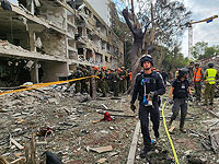 Последствия ракетной атаки из Ирана после поражения американцами ядерных объектов. Фото