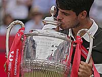 Теннис. Карлос Алькарас стал победителем турнира в Лондоне