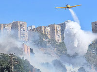 Продолжаются пожары в разных районах страны, в Хайфе частично отключено электричество