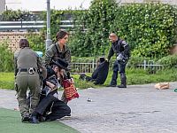 На замороженной стройке в Йегуде задержаны ультраортодоксы, нарушавшие порядок