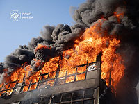 Киев под ударами российских ракет и беспилотников. Фоторепортаж