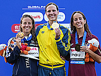 Чемпионкой мира в плавании на 10 км стала австралийка. Израильтянка на 32-м месте