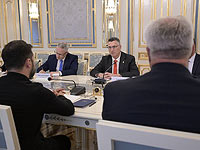 Глава МИД Израиля встретился в Киеве с президентом Украины Владимиром Зеленским