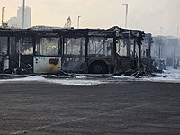 Пожар на автобусной парковке в Бат-Яме; погиб мужчина