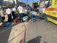 В ДТП в Рамат-Гане тяжело травмирован мотоциклист