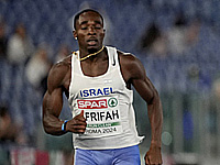 Блессинг Африфа установил рекорд Израиля в беге на 100 метров